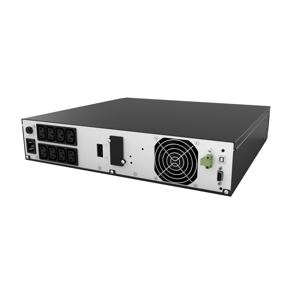 UPS Smart Rackabil 2000VA 1800W pentru servere NJoy Aster ventilator epo, snmp
