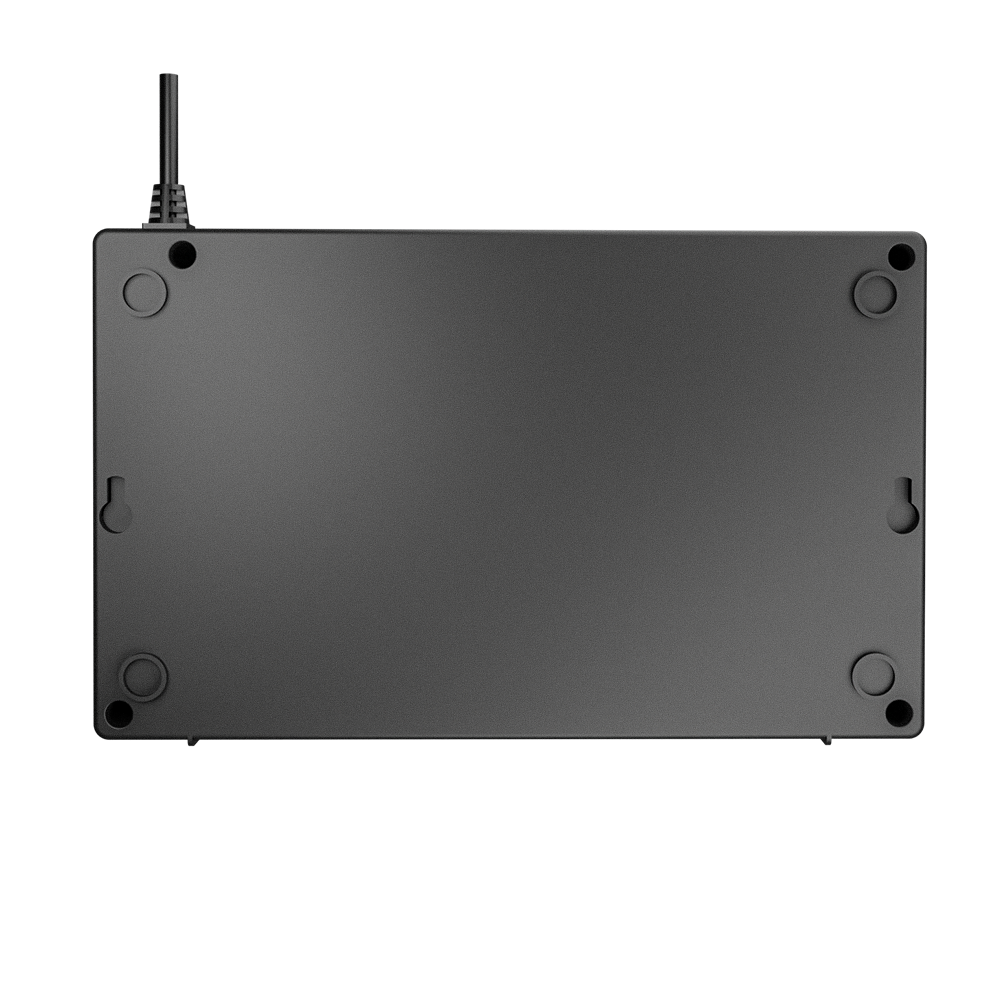 UPS 650VA 360W aspect prelungitor pentru sisteme de supraveghere cu camere video vedere spate