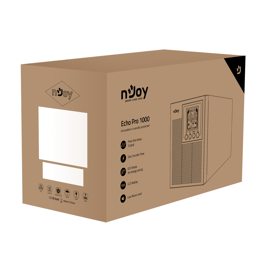 UPS 1000VA 800W Echo cutie