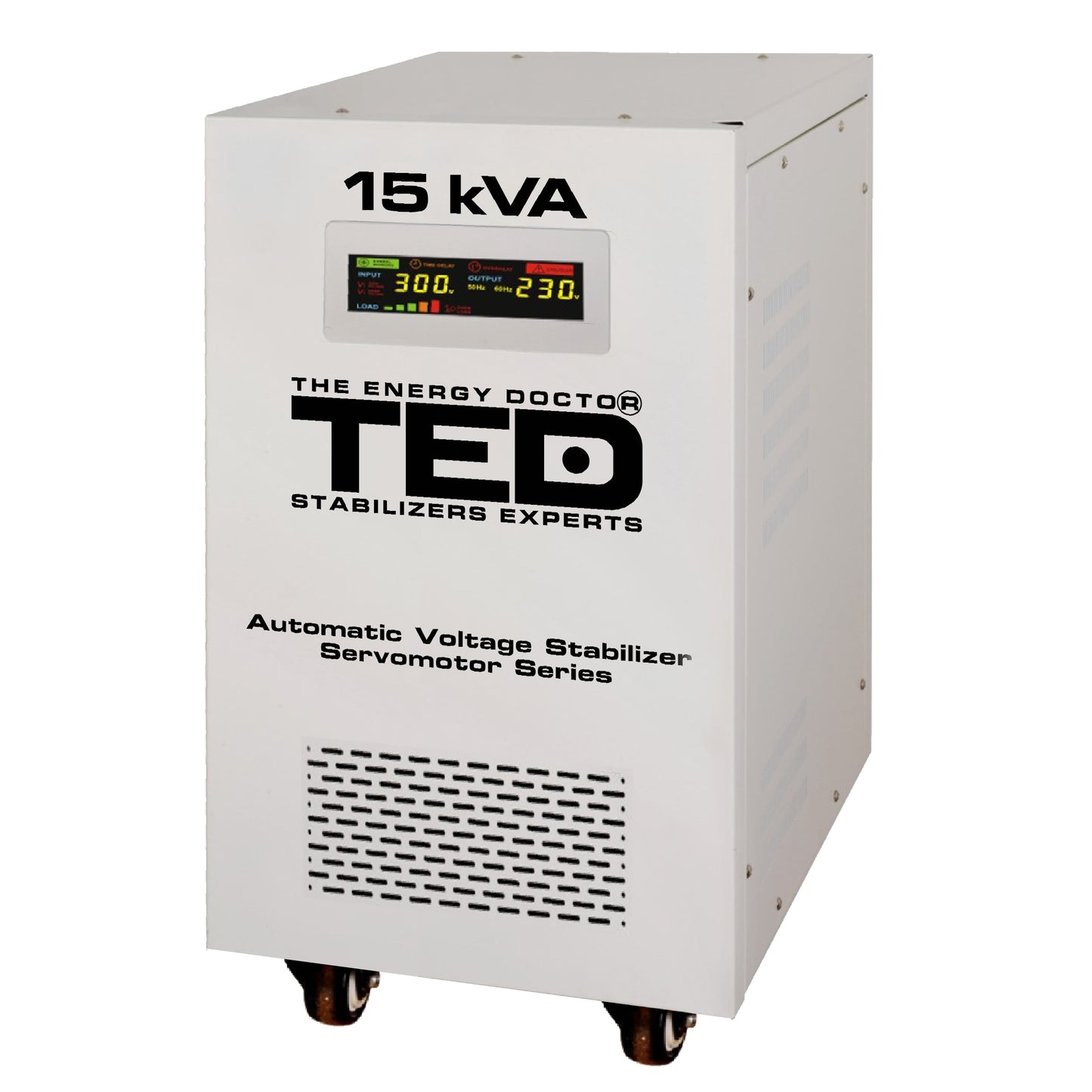 Stabilizator tensiune monofazic servomotor 15KVA 12kW TED 000095