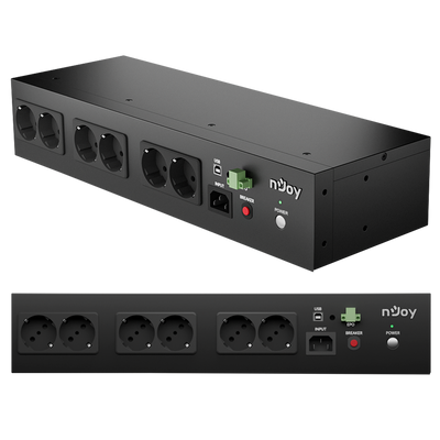 UPS Rackabil 800VA 480W pentru camere supraveghere sistem supraveghere nJoy Theron