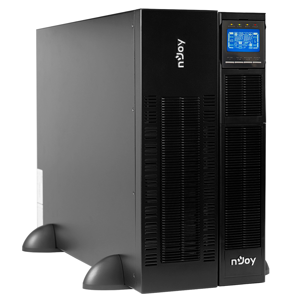 UPS 10KVA 10kW rackabil tower online dubla conversie nJoy Balder foloseste 20 acumulatori 12V 9Ah