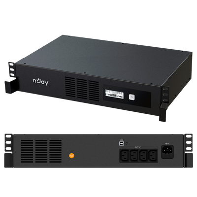 UPS Rackabil 800VA 480W pentru routere rack nJoy Code