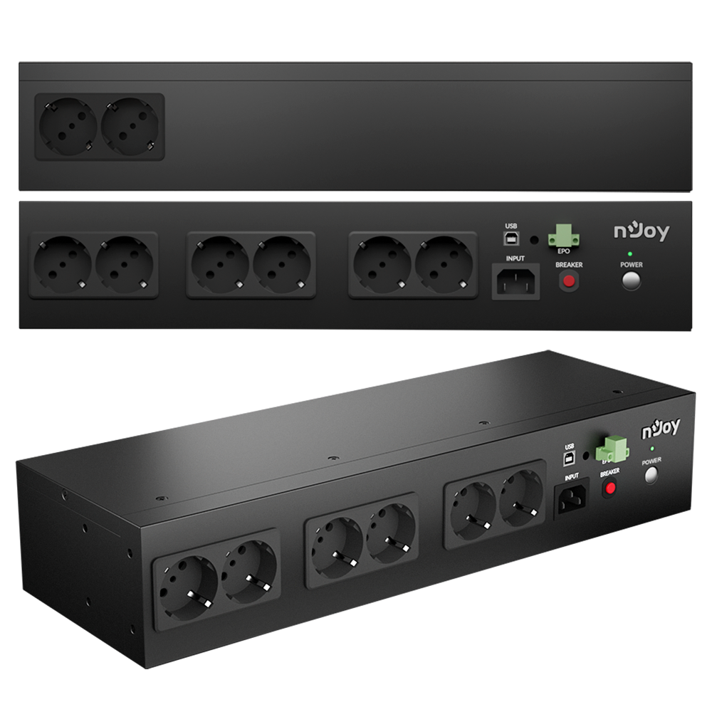 UPS rackabil 800VA 480W pentru camere supraveghere si sistem CCTV