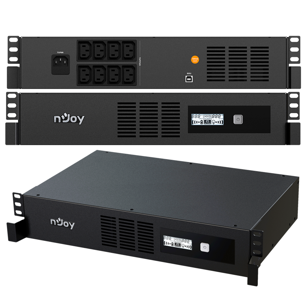 UPS Rackabil 1000VA 600W pentru router, switch, NAS nJoy Code
