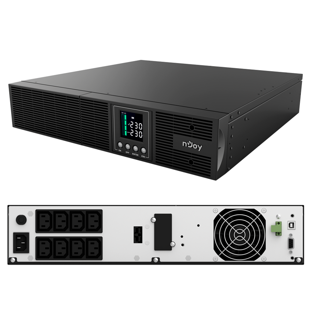 UPS Smart Rackabil 2000VA 1800W pentru servere NJoy Aster