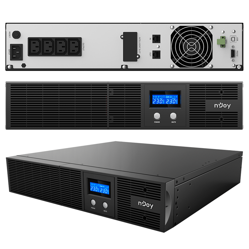 UPS Rackabil 2200VA 1320W pentru PC, calculatoare, Gaming, servere nJoy Argus