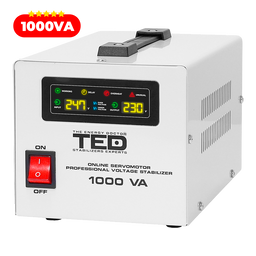 Regulator Stabilizator Tensiune Servomotor Centrala Termica 1000VA 600W TED004697