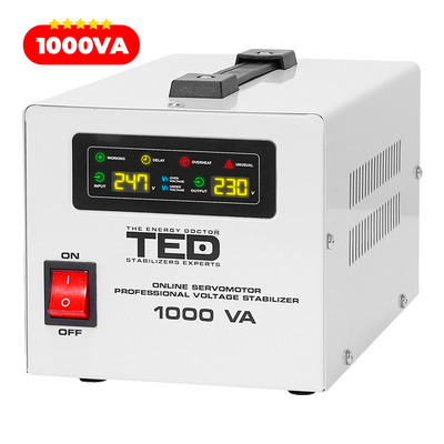 Regulator Stabilizator Tensiune Servomotor Centrala Termica 1000VA 600W TED004697