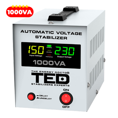 Regulator stabilizator tensiune centrala termica 1000VA 600W TED000040