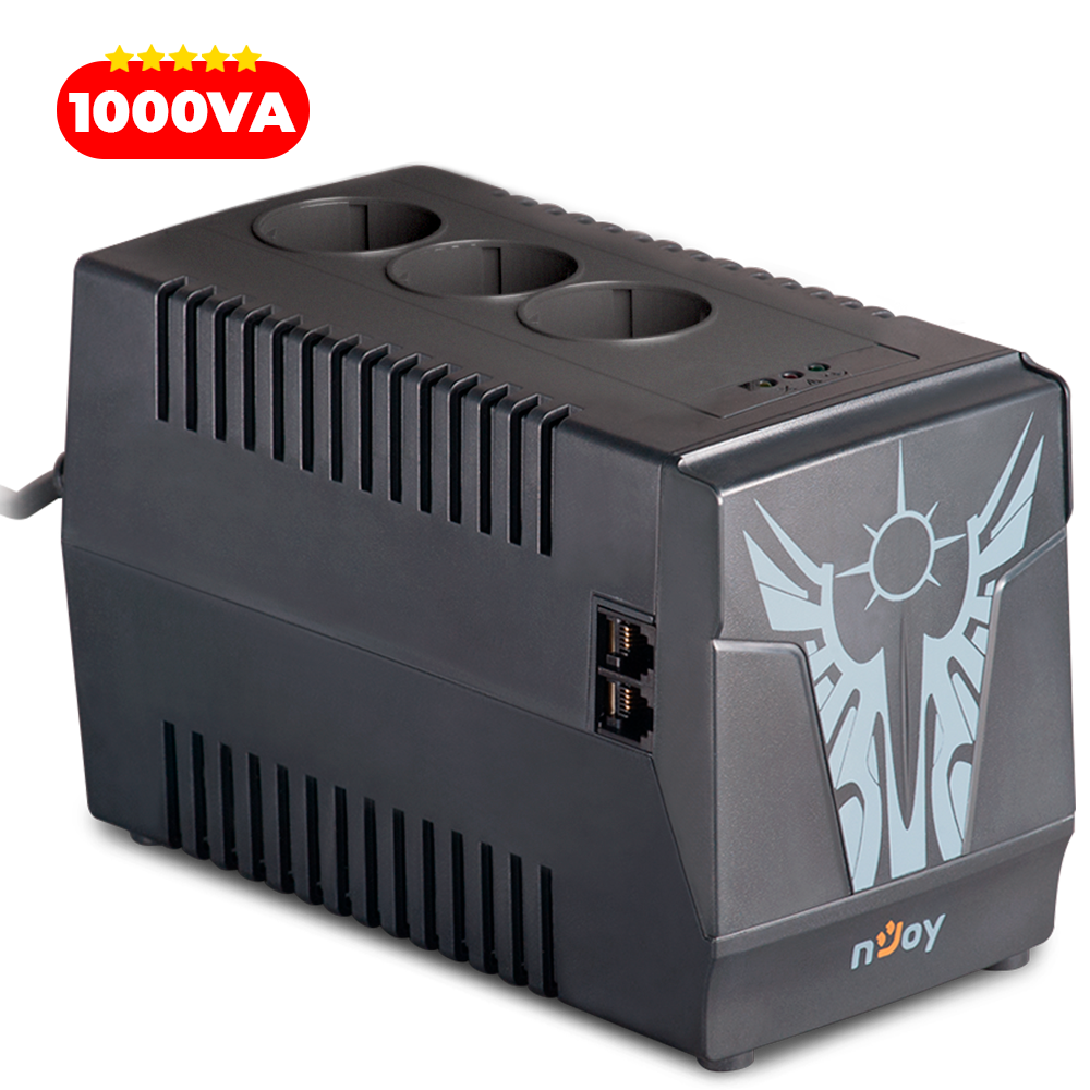 Regulator Stabilizator tensiune 1000VA 500W nJoy Paladin
