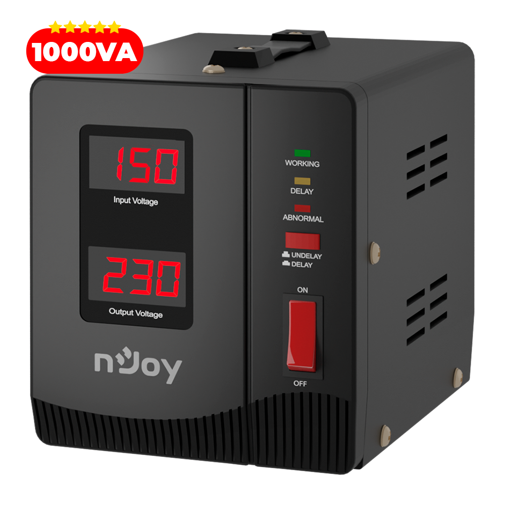 Regulator Stabilizator tensiune 1000VA 600W nJoy