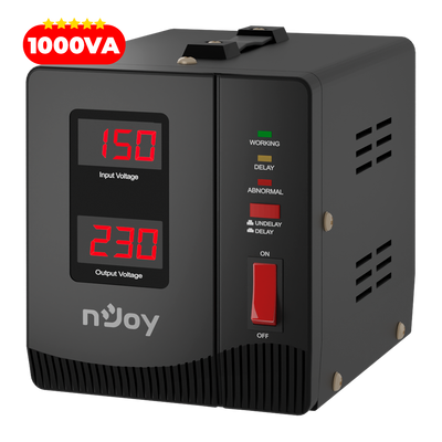 Regulator Stabilizator tensiune 1000VA 600W nJoy