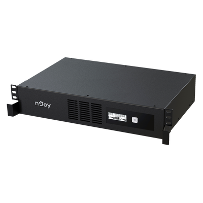 UPS Rackabil 600VA 360W pentru router, switch, nas nJoy Code vedere laterala