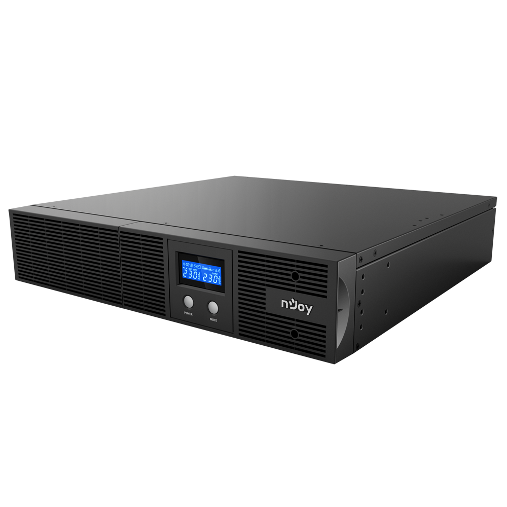 UPS Rackabil 1200VA 720W pentru severe, pc, calculatoare, gaming nJoy Argus display lcd