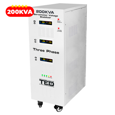 Regulator Stabilizator Tensiune Servomotor 200KVA 142kW TED Electric 