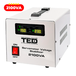 Regulator stabilizator tensiune servomotor centrala termica 2100VA 1200W TED000132