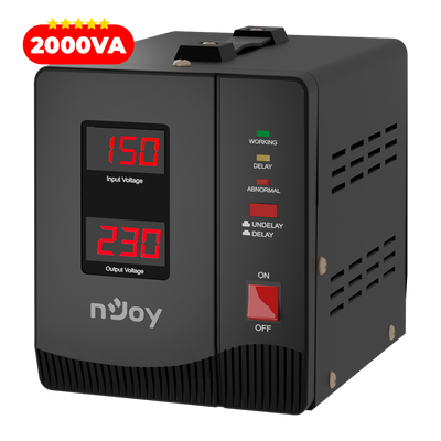 Regulator stabilizator tensiune 2000VA 1200W nJoy