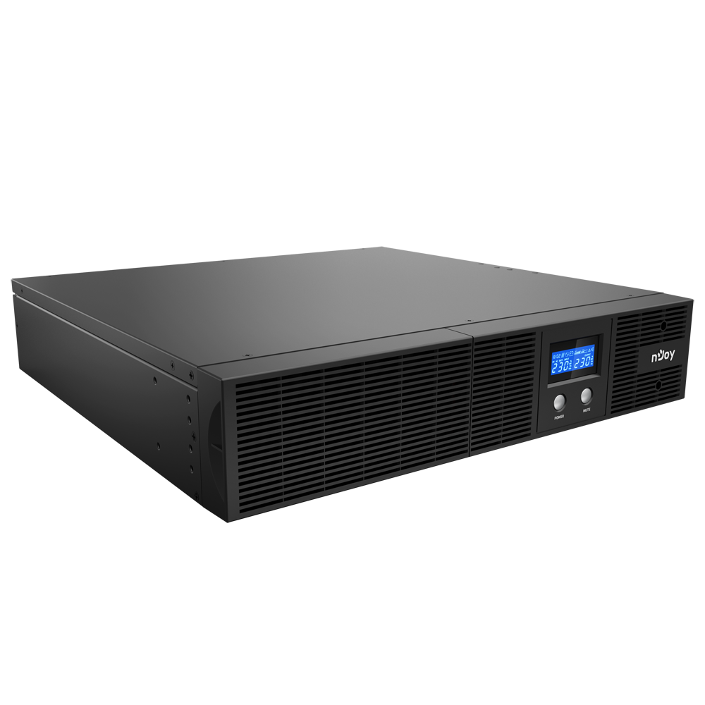 UPS Rackabil 1200VA 720W pentru severe, pc, calculatoare, gaming nJoy Argus lateral stanga