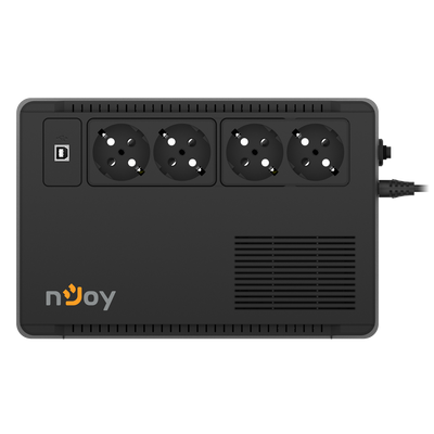 UPS 600VA 360W pentru Router nJoy Soter 4 prize schuko