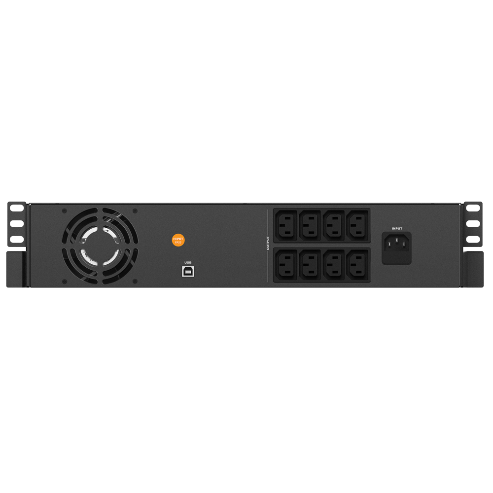 UPS Rackabil 2000VA 1200W pentru router, switch, nas, nJoy code cu ventilator
