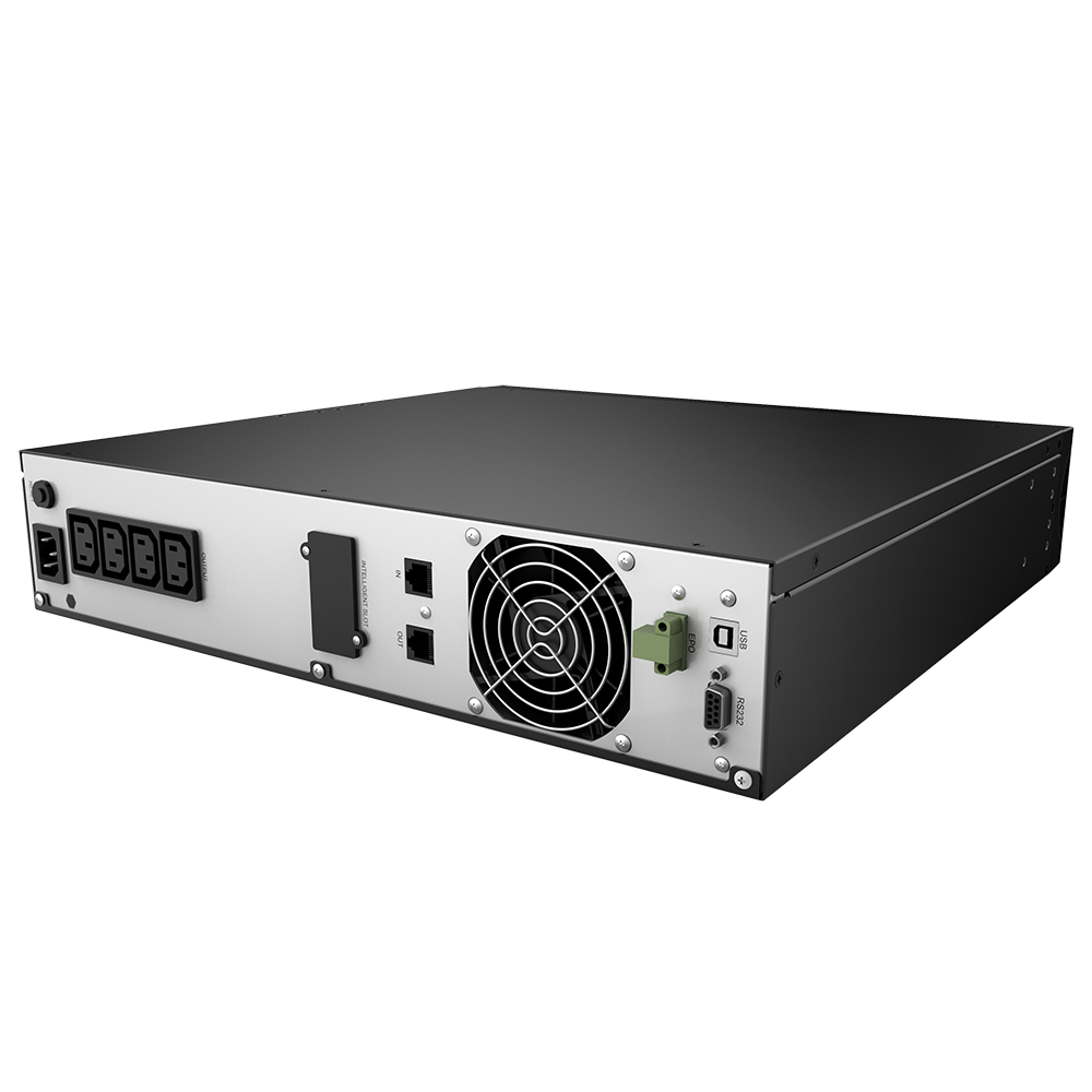 UPS Rackabil 2200VA 1320W pentru PC, calculatoare, Gaming, servere nJoy Argus cu ventilator, epo si snmp