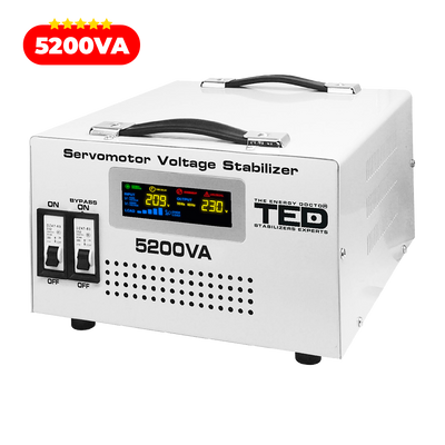 Regulator Stabilizator tensiune servomotor 5200VA 3000W TED000200