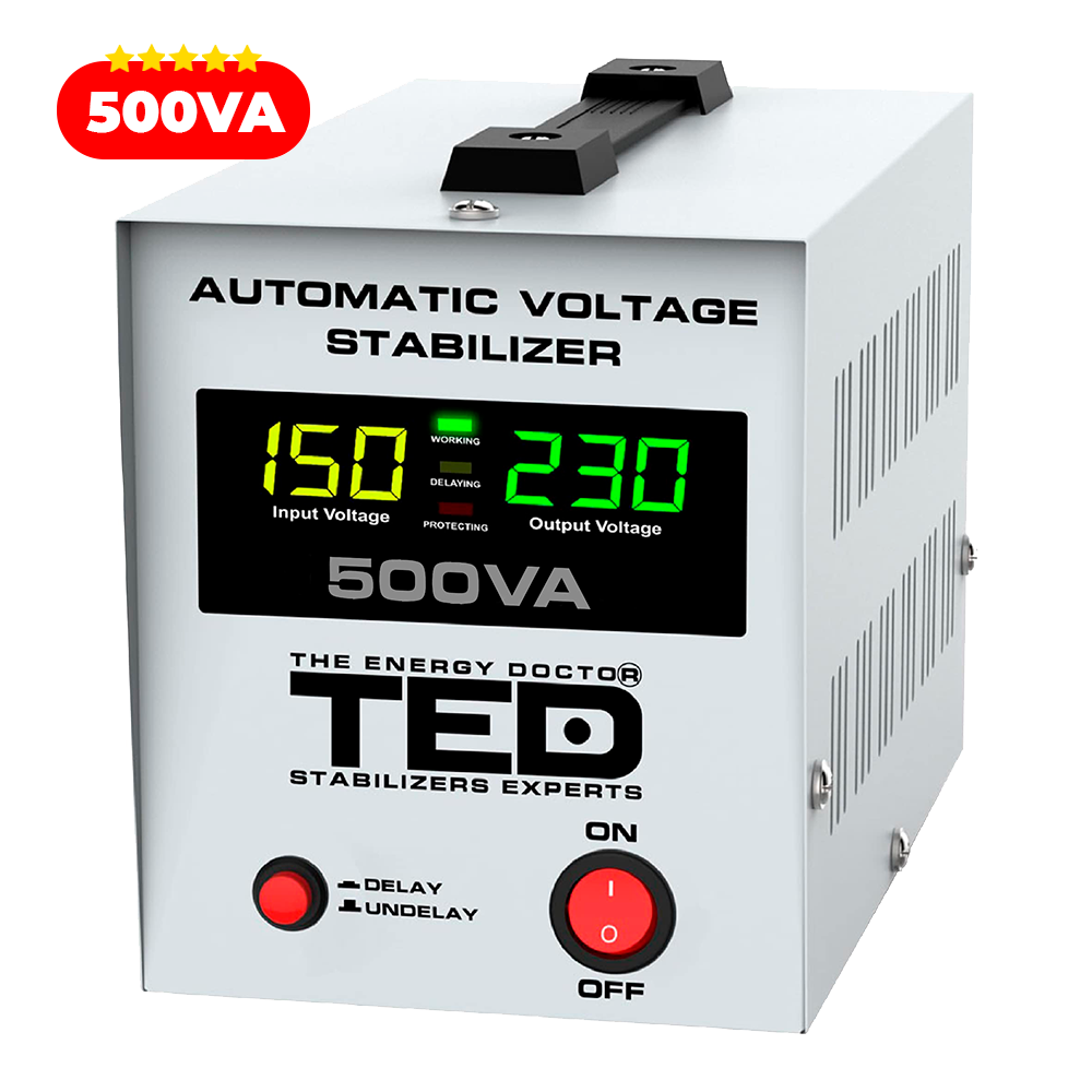 Regulator stabilizator tensiune centrala termica 500VA 300W TED000194