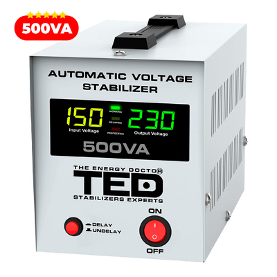 Regulator stabilizator tensiune centrala termica 500VA 300W TED000194