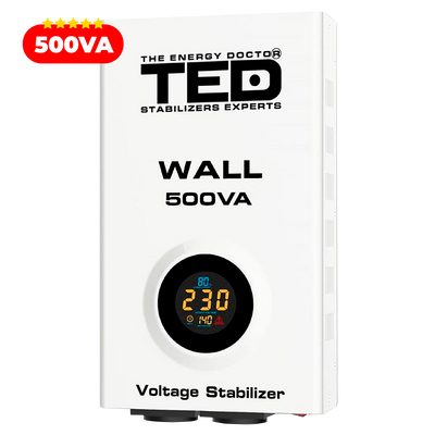 Regulator stabilizator tensiune centrala termica 500VA 300W Wall TED