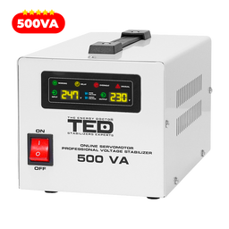 Regulator stabilizator tensiune servomotor centrala termica 500VA 300W TED 00468