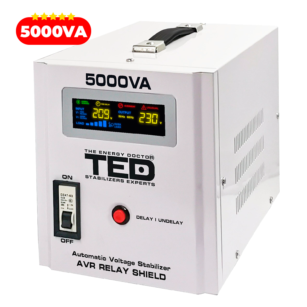 Regulator Stabilizator Tensiune 5000VA 3000W TED Electric 00187