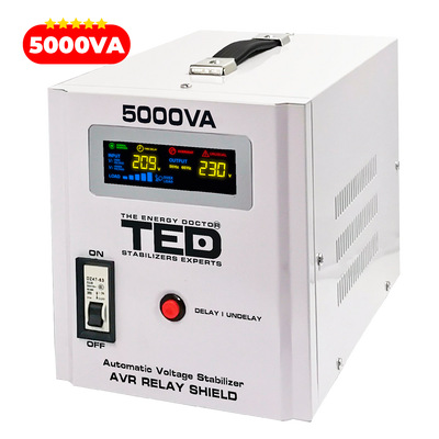 Regulator Stabilizator Tensiune 5000VA 3000W TED Electric 00187