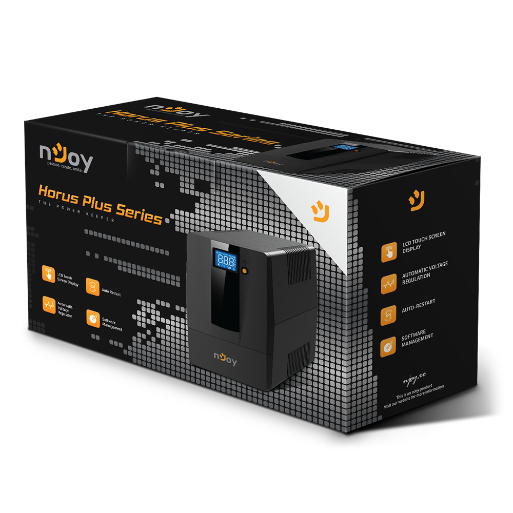 UPS 600VA 360W Horus pentru routere WIFI cutie