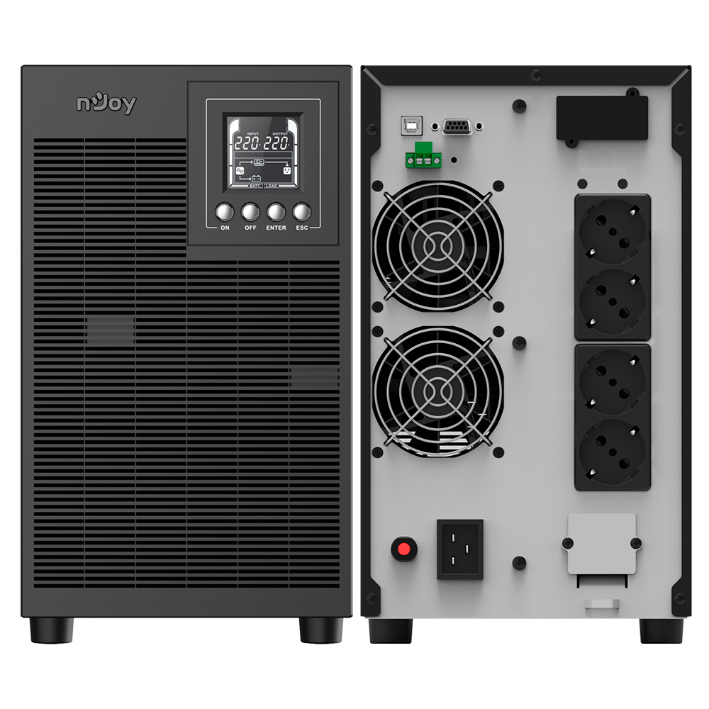 UPS 3000VA 2400W Online Sinusoida Pura Dubla Conversie