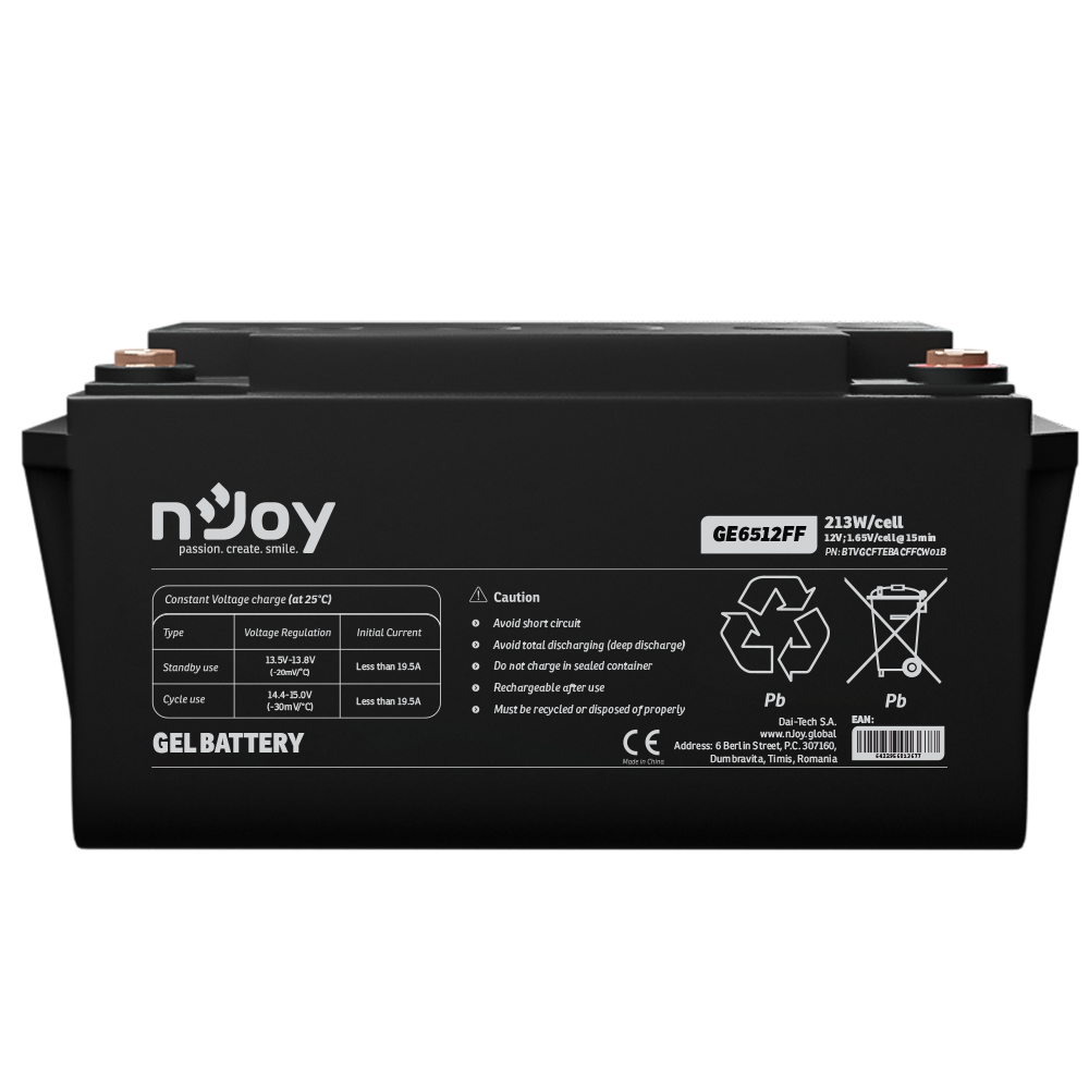 Acumulator 12V 65Ah GEL Deep Cycle