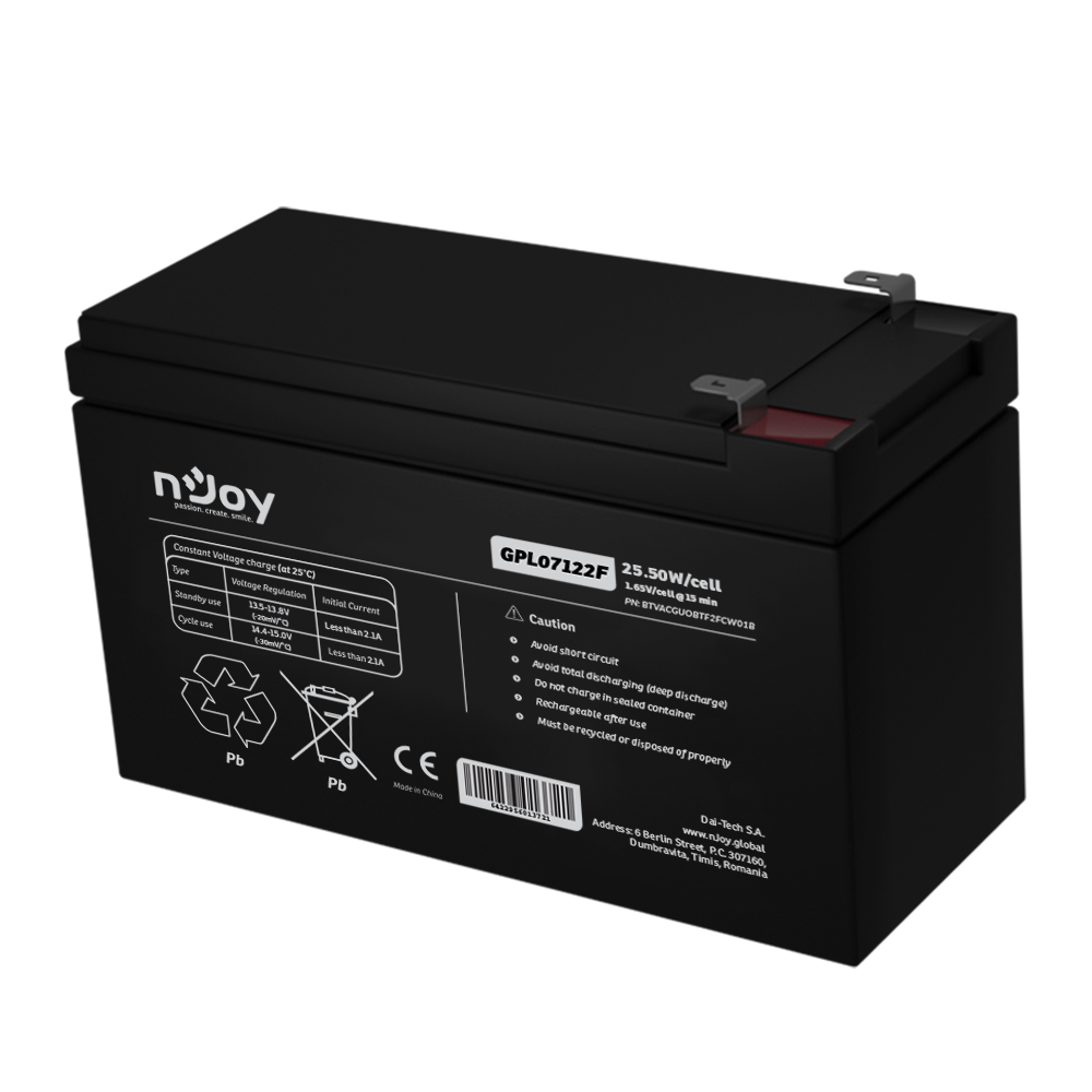 Acumulator 12V 7Ah UPS High Rate