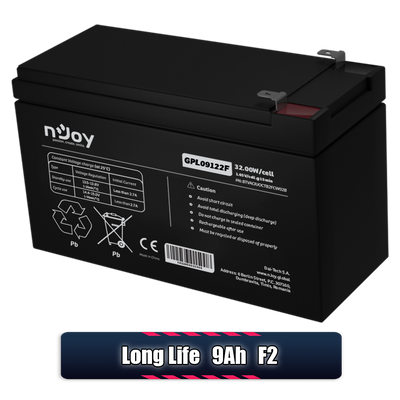 Acumulator 12V 9Ah Long Life nJoy
