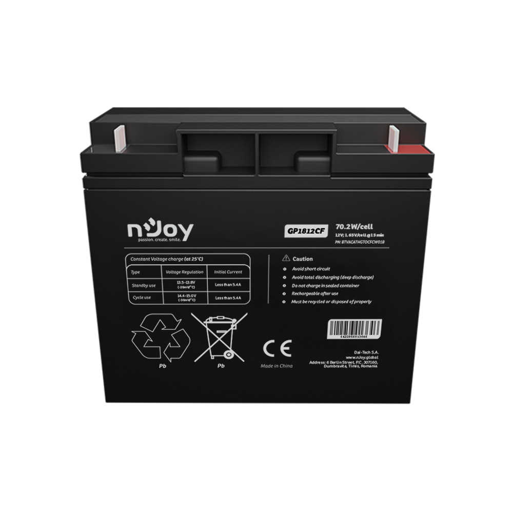 Acumulator 12V 12Ah nJoy