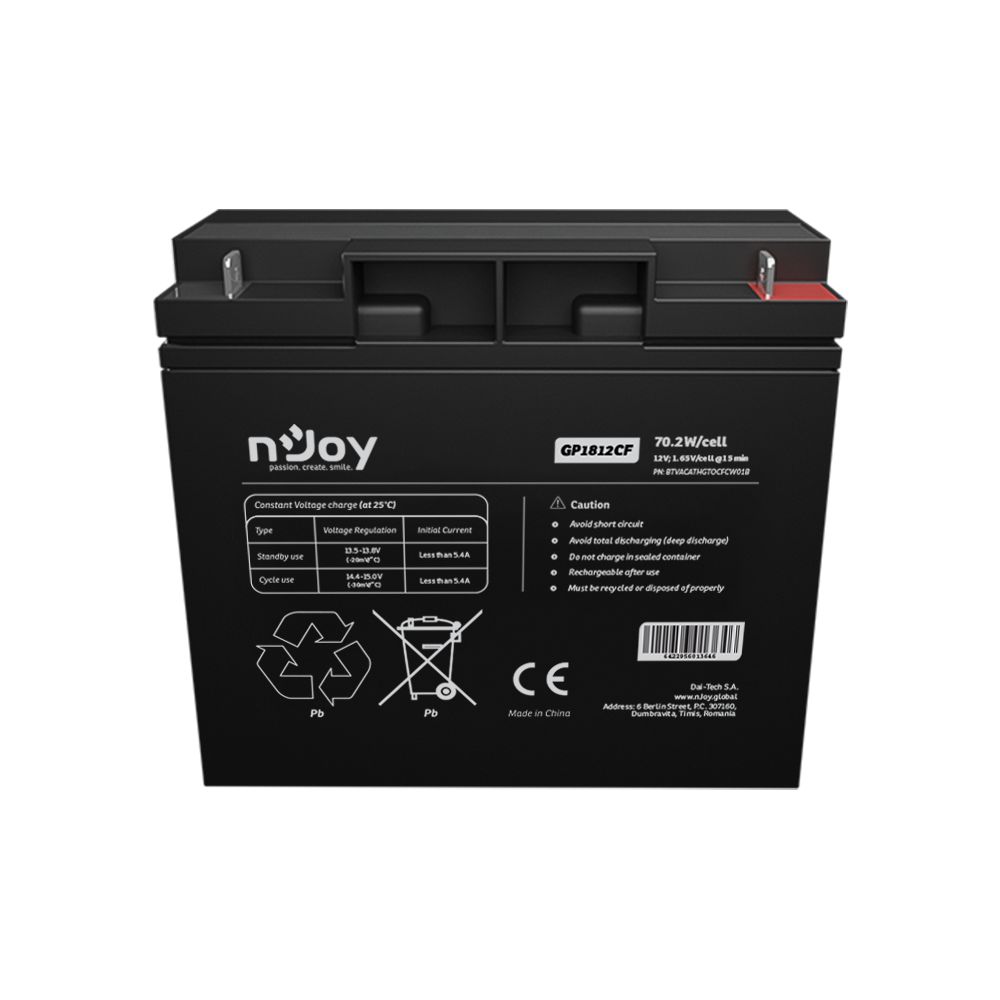 Acumulator 12V 12Ah nJoy GP1812CF