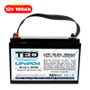 Baterie LiFePO4 12V 100Ah - Acumulator BMS, Bluetooth TED Electric TED007407