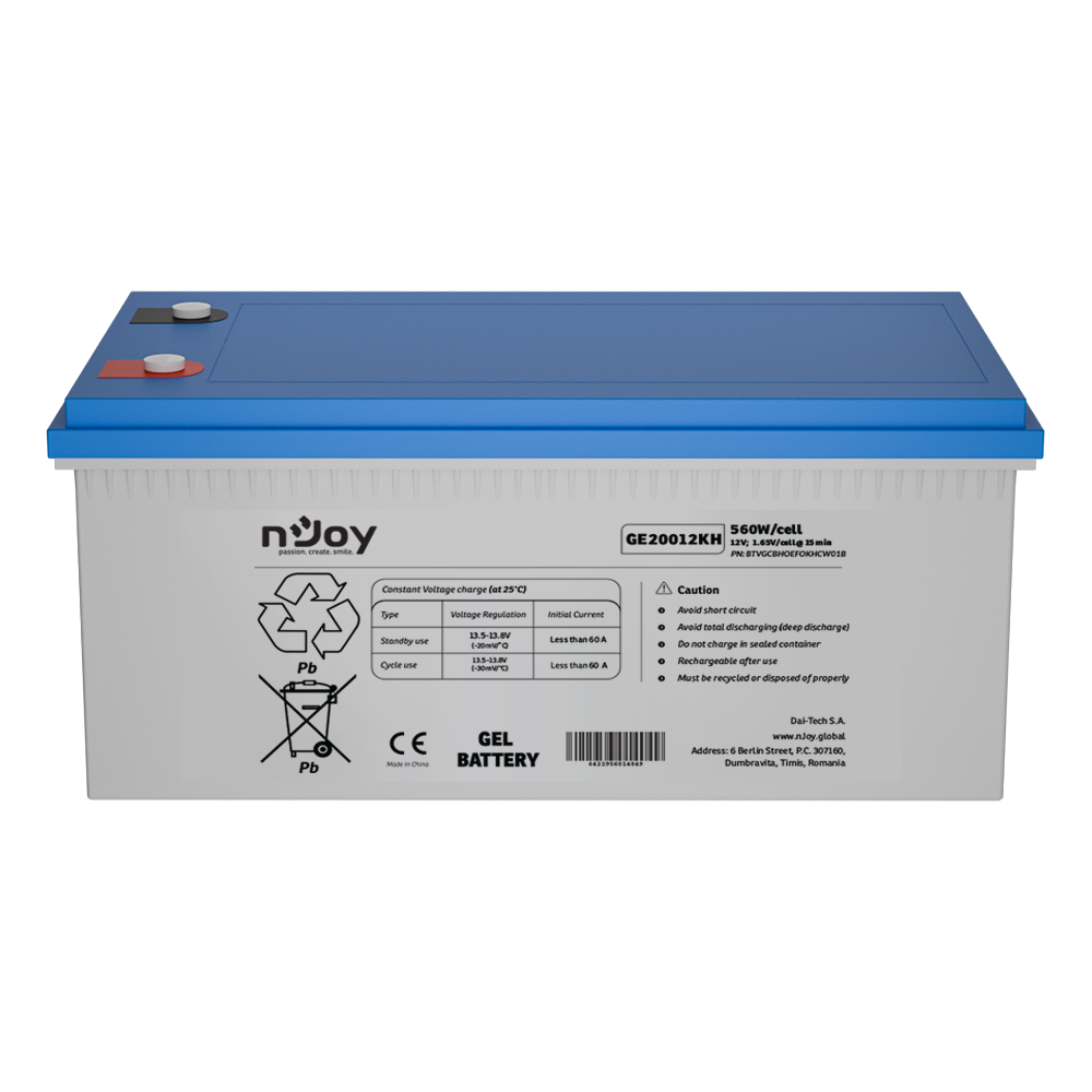 Baterie GEL nJoy Raze GE200