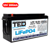Baterie LiFePO4 12V 200Ah - Acumulator BMS, Bluetooth TED Electric TED007421