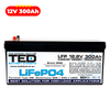 Baterie LiFePO4 12V 300Ah - Acumulator BMS, Bluetooth TED Electric TED007438