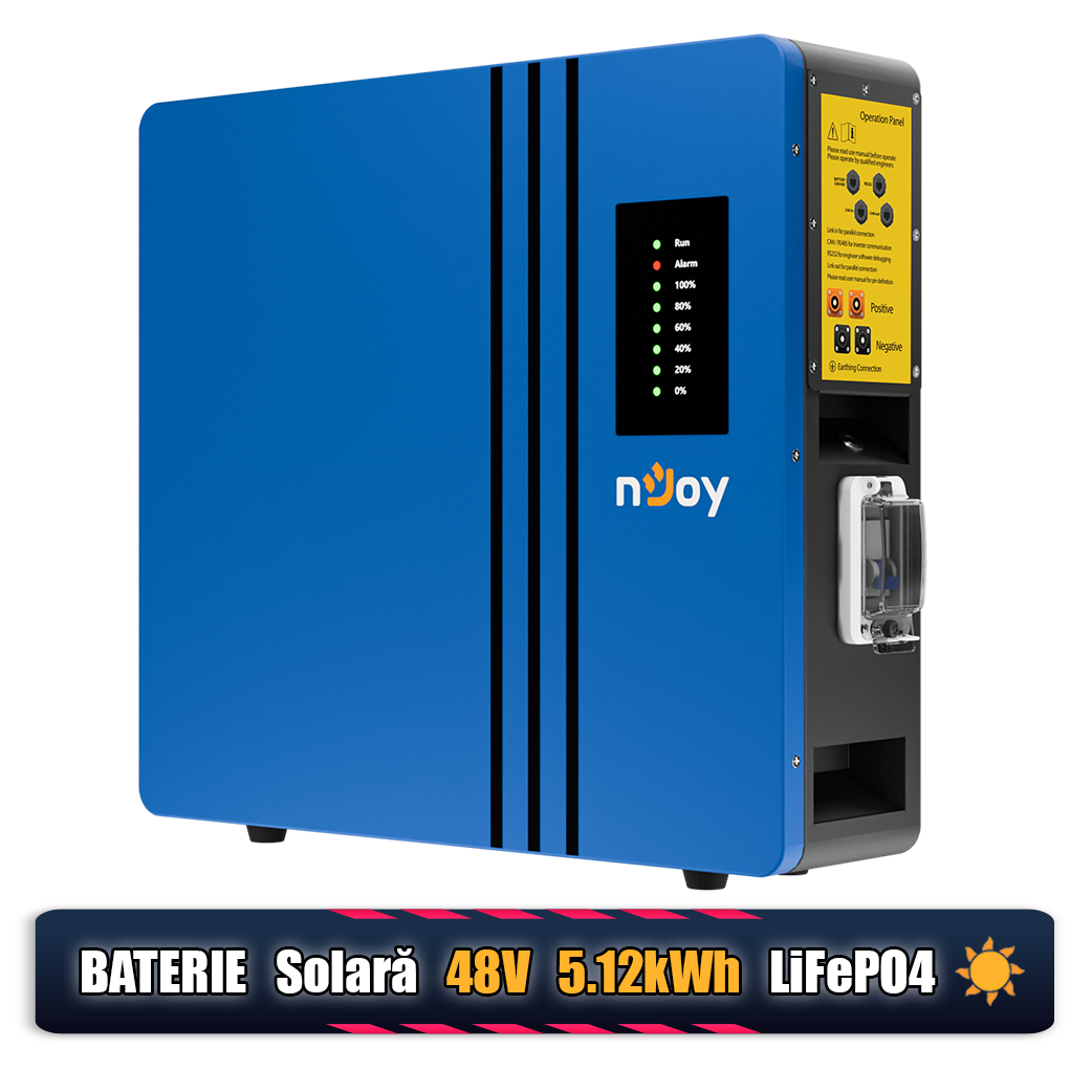 Baterie Solara 5kW | 48V Acumulator 5kW LiFePO4 nJoy Bastion