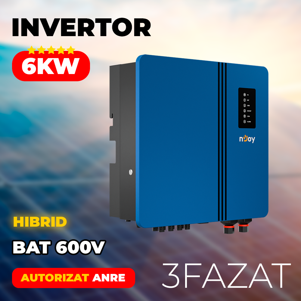 Invertor panouri solare 6kW Trifazat Ascet 6K