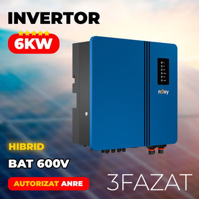 Invertor panouri solare 6kW Trifazat Ascet 6K