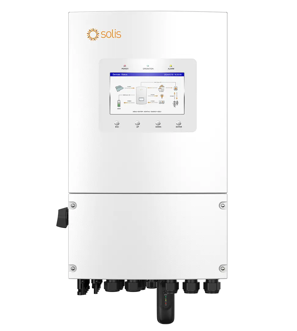 Invertor Solar Hibrid Solis S6-EH1P8K-L-PLUS 8kW Monofazat cu ecran display