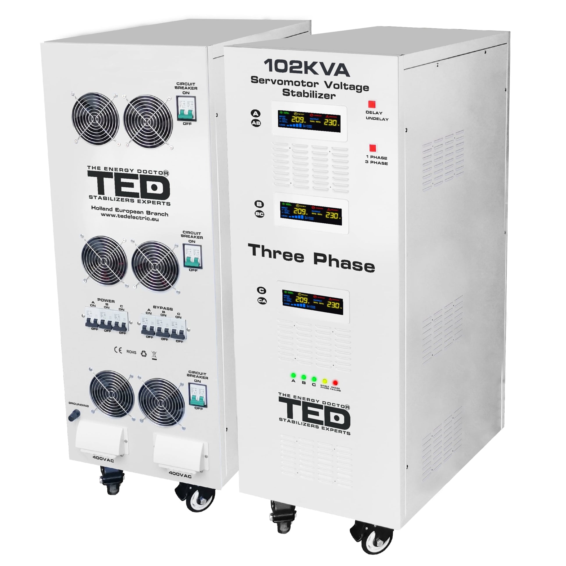 Stabilizator tensiune 102KVA 100KVA 70kW TED Electric