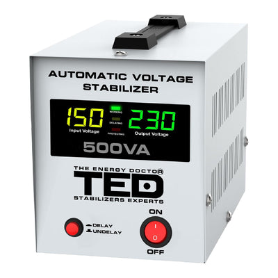 Stabilizator Tensiune Centrala Termica 500VA 300W TED Electric